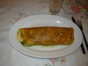 Omelette de Espinacas y Queso, Omelette, Omelete